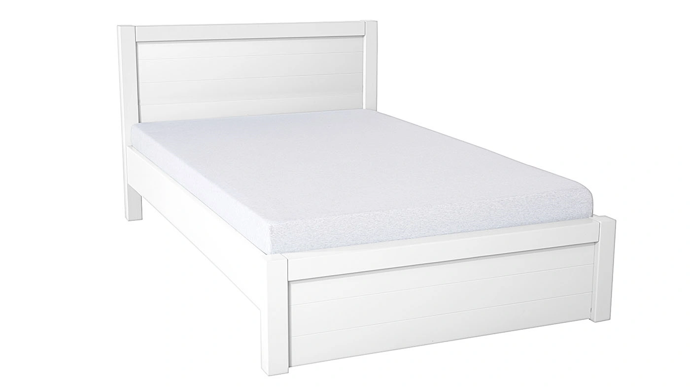 מיטת דור וחצי (לבן אטום) | גודל 120X190